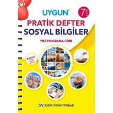 Sadık Uygun Yayınları 7. Sınıf Sosyal Spotlu Soru Bankası + 7. Sınıf Sosyal Pratik Defter (Spiralli)