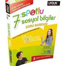 Sadık Uygun Yayınları 7. Sınıf Sosyal Spotlu Soru Bankası + 7. Sınıf Sosyal Pratik Defter (Spiralli)