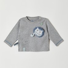 Organicera Organik Uzun Kollu Tshirt,grey Melange