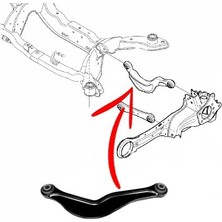 3K Volvo S60 V60 S80 V70 Arka Süspansiyon Üst Denge Kolu