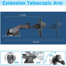 Skyzeda Eller Serbest Pano Ön Cam Hava Araç Telefonu Tutucu (Yurt Dışından)