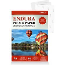 Endura Photo Paper Inkjet A4 Glossy-Parlak 20 x 30 cm 50'li 270 Gram