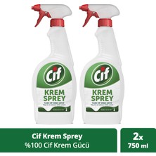 Cif Krem Sprey Cif Krem Gücü 750 ml X 2 Adet