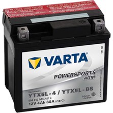 Varta YTX5L-BS 12V 4AH 100CCA Motosiklet Aküsü
