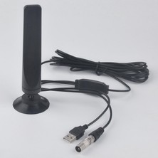 Flameer Kapalı Hd Tv Anten Dvb-T2 1080P Amplifikatör F Kafa 3 M Coax Kablosu ile (Yurt Dışından)