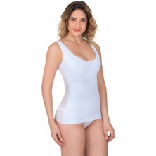 Emay Sırtı Tül Karyoka Destekli Atlet Korse 2938