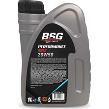 Bsg Performance Max Motor Yağı 20W50 - 1 Litre ( Üretim YILI:2022 )