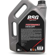 Bsg Performance Partiküllü Motor Yağı 5W30 - 5 Litre ( Üretim YILI:2022 )