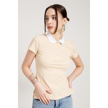 Jahr Marc Bej Kontrast Polo Yaka T-Shirt