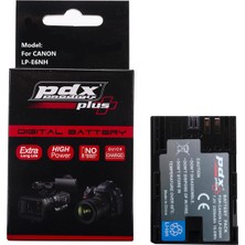 Pdx Canon LPE6 NH Batarya Pil 2300mAh 7D Mark II,7D,5DS,5DS R,5D Mark IV,III,II,60D,60Da,70D,80D,6D