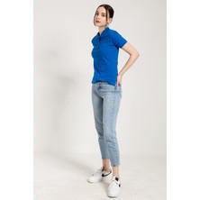 Jahr Marc Mavi Kısa Kollu Polo Yaka T-Shirt