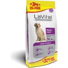 La Vital  Büyük Irk Kuzu Etli Yetişkin Köpek Maması 12+3 kg