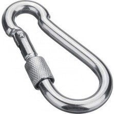 Yelbey Karabina Vidalı Galvanizlı 2 Adet  6 mm - 8 mm - 10 mm