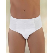 Şahinler Beyaz Pamuklu Klasik Erkek Slip 6lı Ekonomik Paket ME009