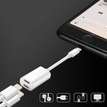 Coofix Coofbe Apple Ipad ve Apple iPhone Için Şarj ve Kulaklık Dönüştürücü Adaptörü, 7,8,x,11,12,13 Serisi Uyumlu