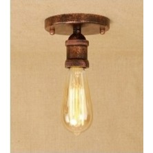 Riolight  Retro Bakır Eskitme Tavan Armatürü