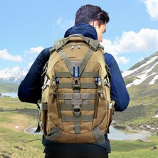 Sanlindou 40L Kamp Sırt Çantası Askeri Çanta Erkekler Seyahat Çantaları Taktik Ordu Molle Tırmanma Sırt Çantası Hiking Açık Yansıtıcı Çanta (Yurt Dışından)