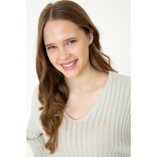 U.S. Polo Assn. Kadın Taş Triko Kazak 50251859-VR049