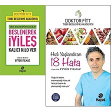 Doctor Fitt Hızlı YAŞLANDIRAN18 Hata-Beslenerek Iyileş 2 Kitap - Eyyüp Yılmaz (Ciltli)