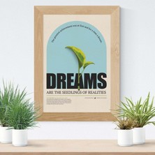 Minimal Reklam Dream Çerçevesiz Poster/afiş