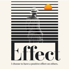 Minimal Reklam Dijital Effect Çerçevesiz Poster/afiş