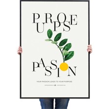 Minimal Reklam Dijital Passion Çerçevesiz Poster/afiş