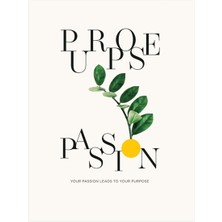 Minimal Reklam Dijital Passion Çerçevesiz Poster/afiş