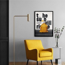 Minimal Reklam Dijital Sun Rise Çerçevesiz Poster/afiş
