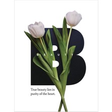 Minimal Reklam Dijital Beauty Çerçevesiz Poster/afiş