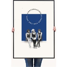 Minimal Reklam Dijital Conversation Çerçevesiz Poster/afiş
