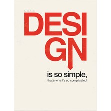 Minimal Reklam Dijital Design Çerçevesiz Poster/afiş
