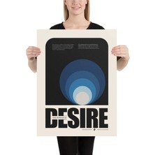 Minimal Reklam Dijital Desire Çerçevesiz Poster/afiş