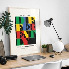 Minimal Reklam Dijital Diffirent Çerçevesiz Poster/afiş