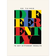 Minimal Reklam Dijital Diffirent Çerçevesiz Poster/afiş
