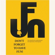 Minimal Reklam Dijital Fun Çerçevesiz Poster/afiş
