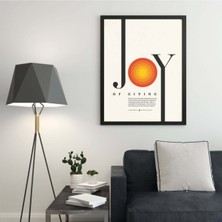 Minimal Reklam Dijital Joy Çerçevesiz Poster/afiş
