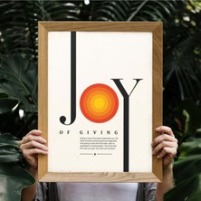 Minimal Reklam Dijital Joy Çerçevesiz Poster/afiş