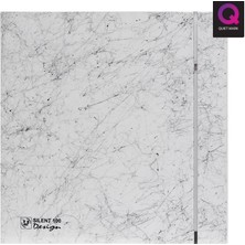 Soler&Palau Dekoratif Silent Design 100 Marble White Soler Palau Dış Kapağı Sanatsal Görsel Kapak Sp Agmair Agm Havalandırma