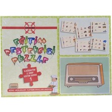 Happy Junior Meslekler Iletişim Araçları Radyo 48 6X12 Puzzle