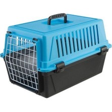 Ferplast Atlas 10 Kedi Köpek Taşıma Kafesi Mavi