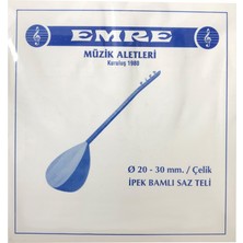 Emre 0.20 mm Çelik Takım Tel Uzun Sap Bağlama Teli 020