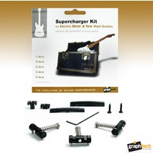 Graphtech Supercharger Strat And Tele Style Guitars Kit A PX-8163-00 Köprü ve Eşik Seti