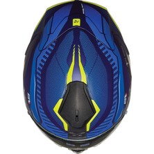 Nexx SX.100R Skıdder Mat Mavi-Neon Sarı Kask