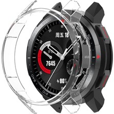 Microcase Honor Watch Gs Pro Sert Rubber Çerçeve Koruma Kılıfı - Şeffaf