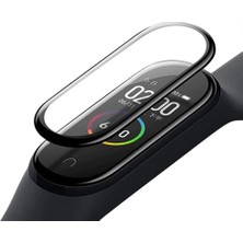 Microcase Xiaomi Mi Band 5 Tam Kaplayan Kavisli 3D Ekran Koruyucu