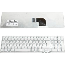 LineOn Sony Viao SVE171G12L SVE1713ACXB 149150811 Klavye Tuş Takımı Beyaz