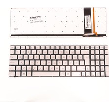 LineOn Asus N750 N750J N750JK Klavye Tuş Takımı Gümüş Işıklı