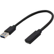 Gazechimp USB Tipi C Kadın USB 3.0 Erkek Adaptörü Uzatma Kablosu Dizüstü Bilgisayar (Yurt Dışından)