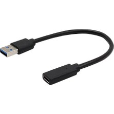 Gazechimp USB Tipi C Kadın USB 3.0 Erkek Adaptörü Uzatma Kablosu Dizüstü Bilgisayar (Yurt Dışından)