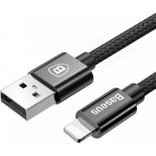 Baseus Ultra Hızlı 3.4A Çift USB Hızlı Araç Çakmaklık Şarjı ve Iphone Kablo Araç Şarjı ve Kablo